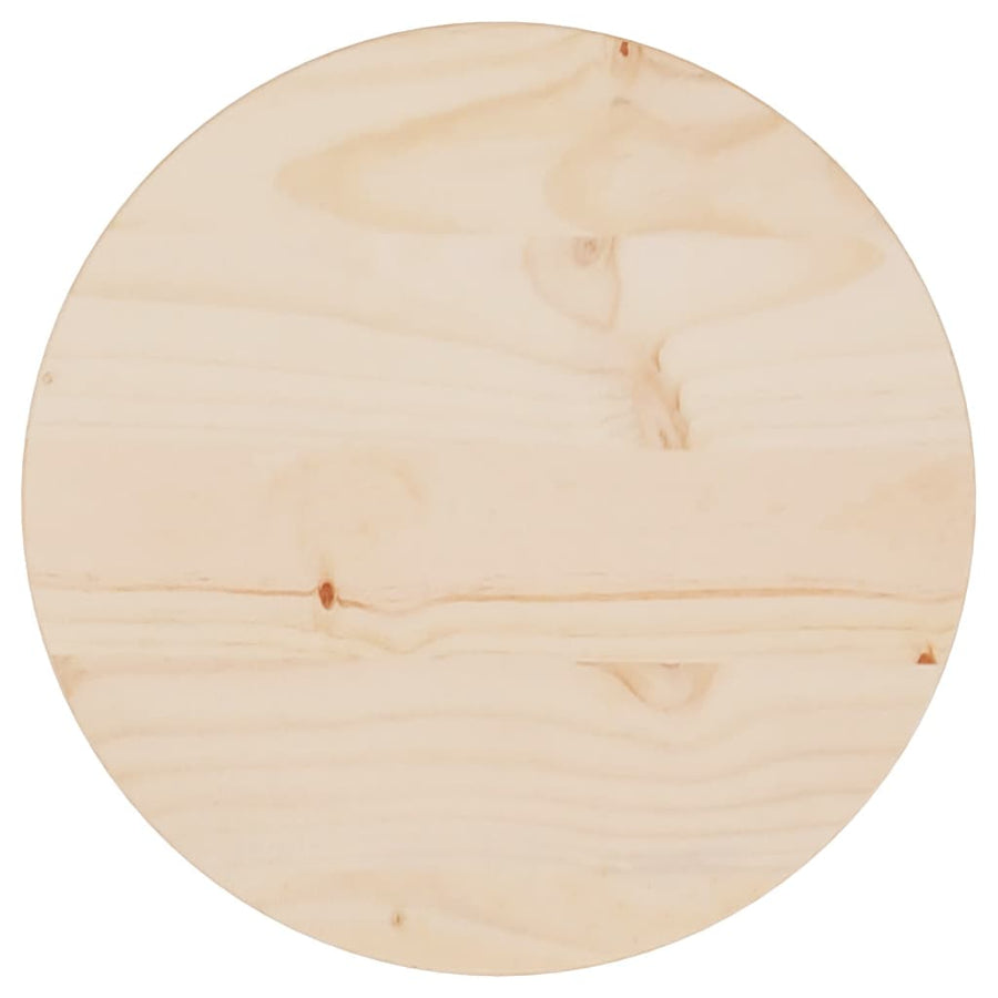 Tafelblad ø˜30x2,5 cm massief grenenhout - Griffin Retail