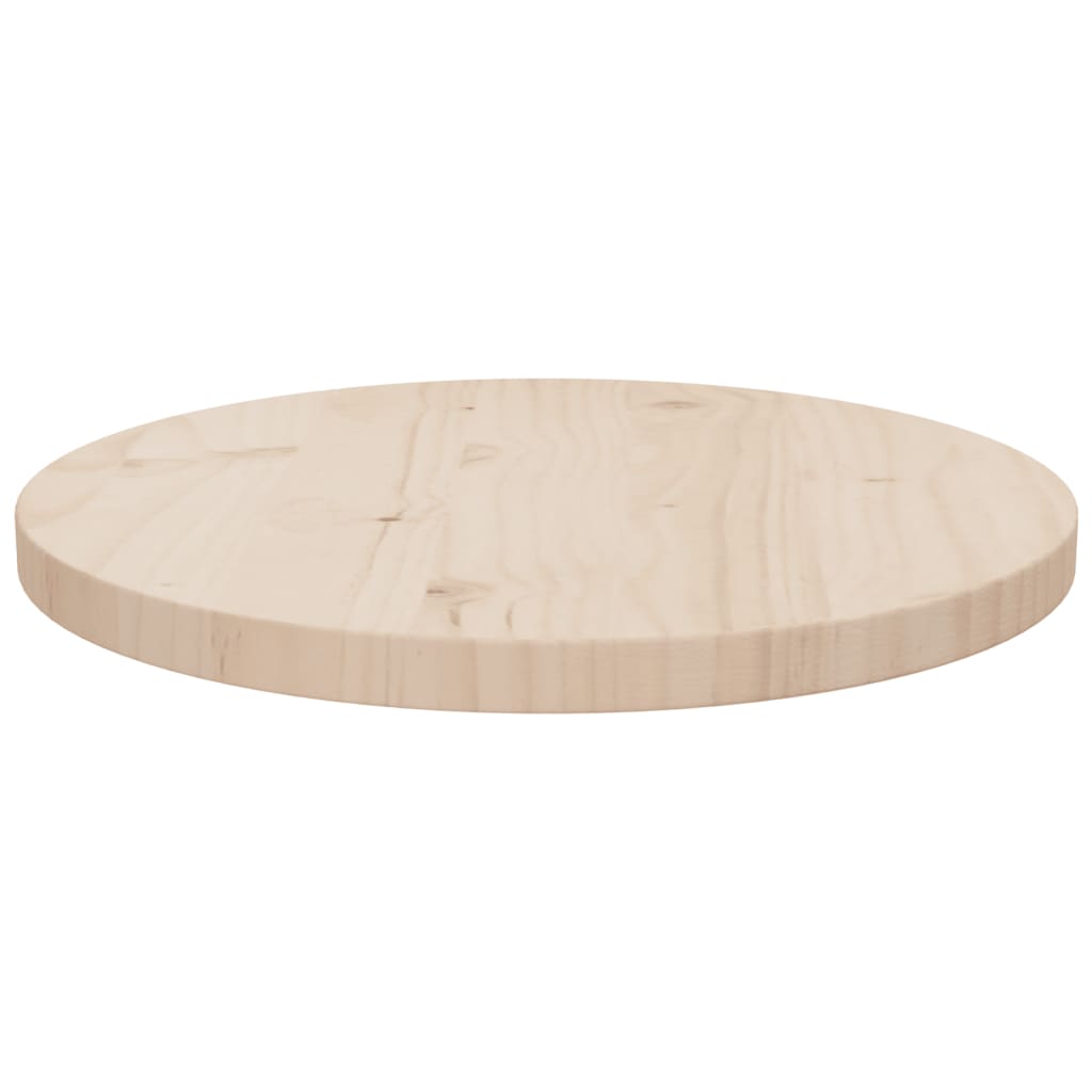 Tafelblad ø˜40x2,5 cm massief grenenhout - Griffin Retail