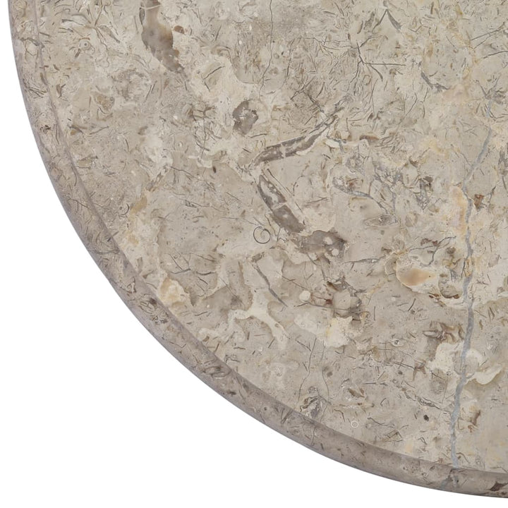Tafelblad ø˜50x2,5 cm marmer grijs - Griffin Retail