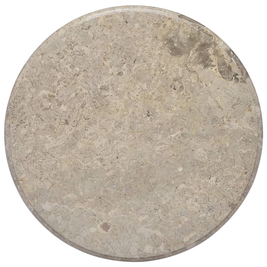 Tafelblad ø˜60x2,5 cm marmer grijs - Griffin Retail
