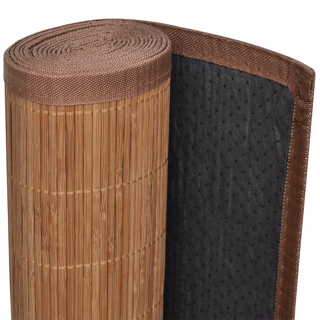 Tapijt 160x230 cm bamboe bruin - Griffin Retail