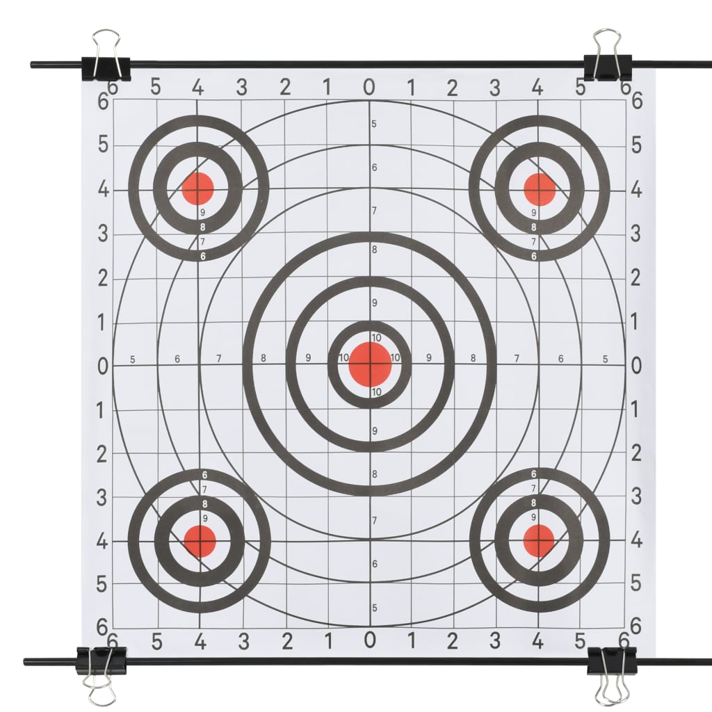 Targetkaartstandaard met schietkaarten 78x76 cm staal - Griffin Retail