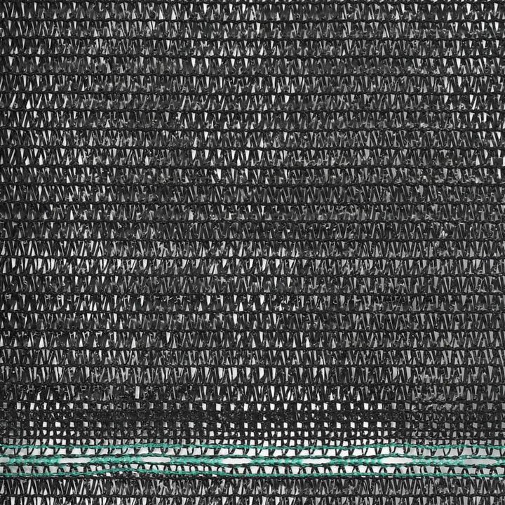 Tennisscherm 1,2x25 m HDPE zwart - Griffin Retail