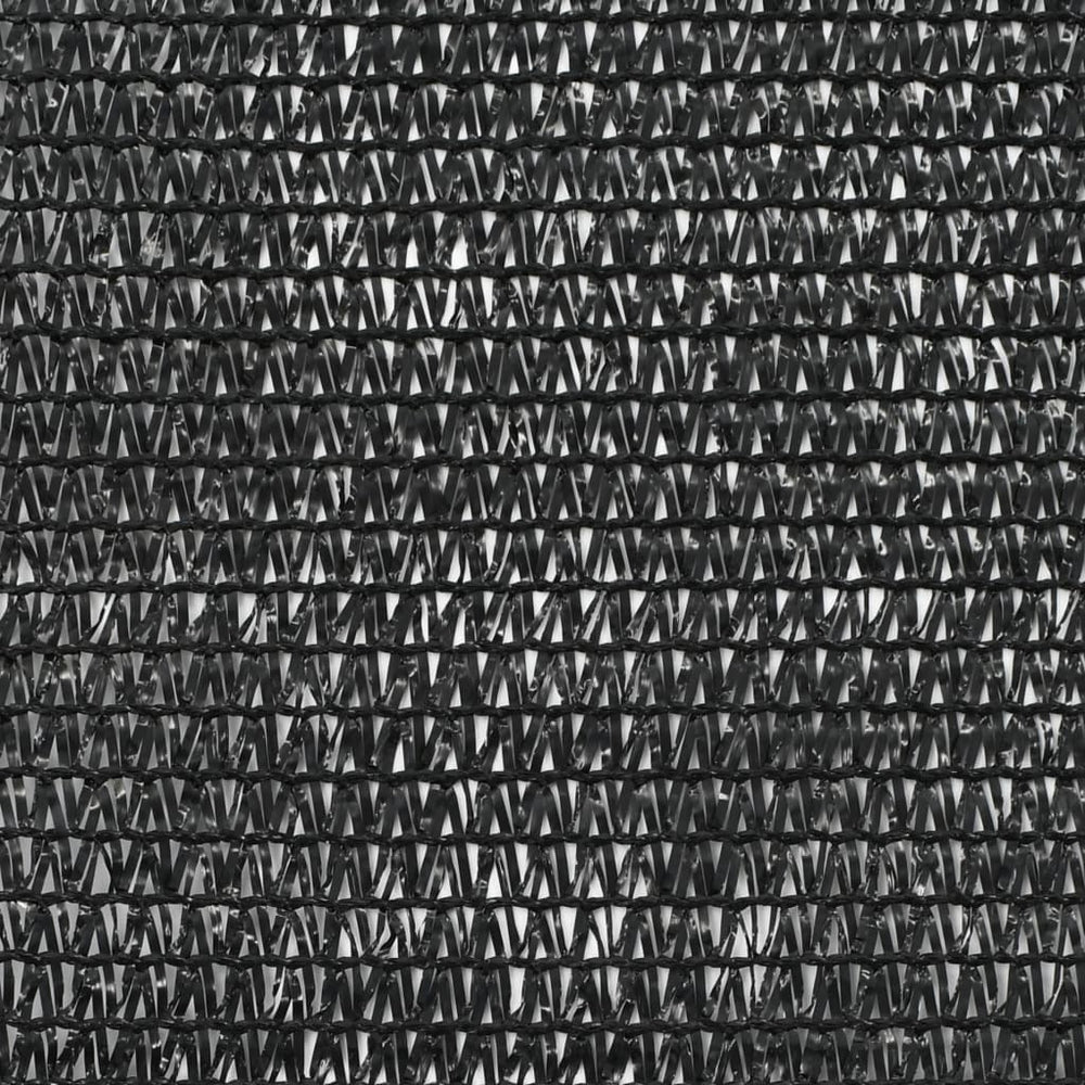Tennisscherm 1,4x25 m HDPE zwart - Griffin Retail