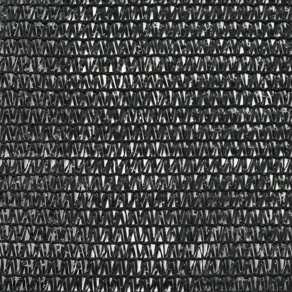 Tennisscherm 1x25 m HDPE zwart - Griffin Retail