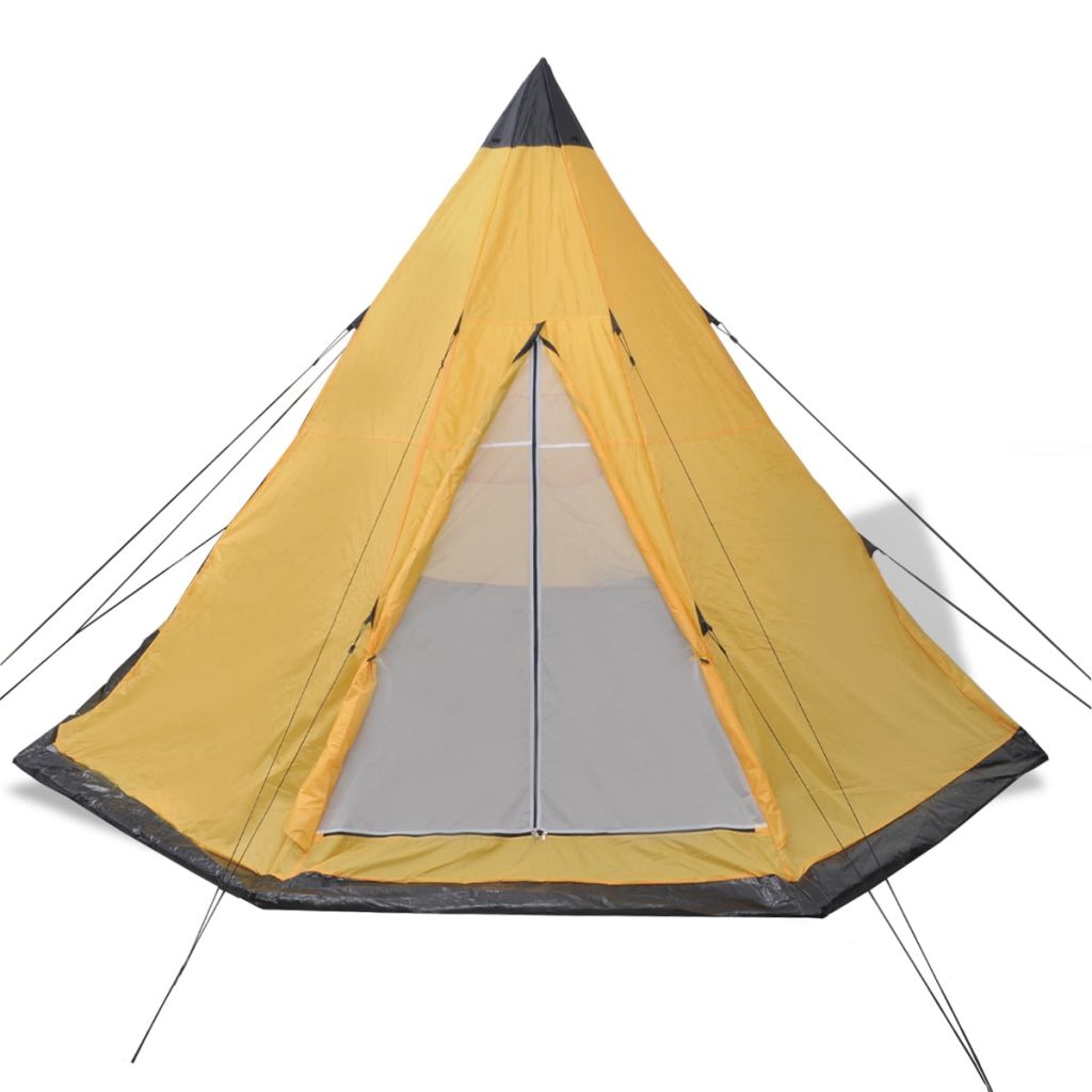 Tent 4-persoons geel - Griffin Retail