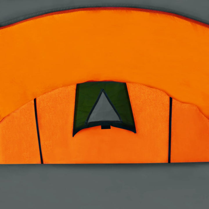 Tent 4-persoons grijs en oranje - Griffin Retail