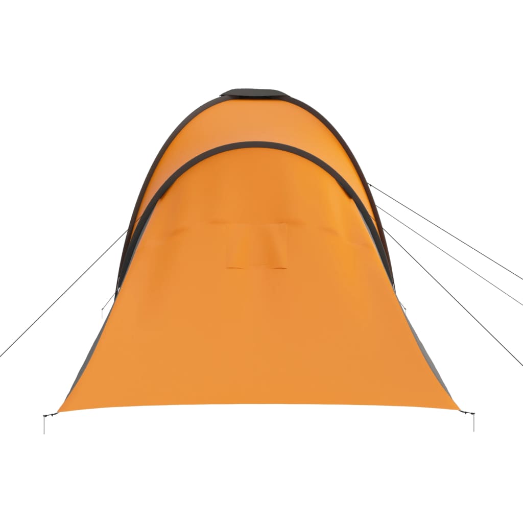 Tent 6-persoons grijs en oranje - Griffin Retail