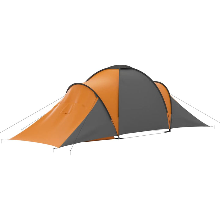 Tent 6-persoons grijs en oranje - Griffin Retail