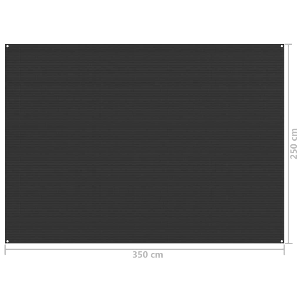 Tenttapijt 250x350 cm antracietkleurig - Griffin Retail