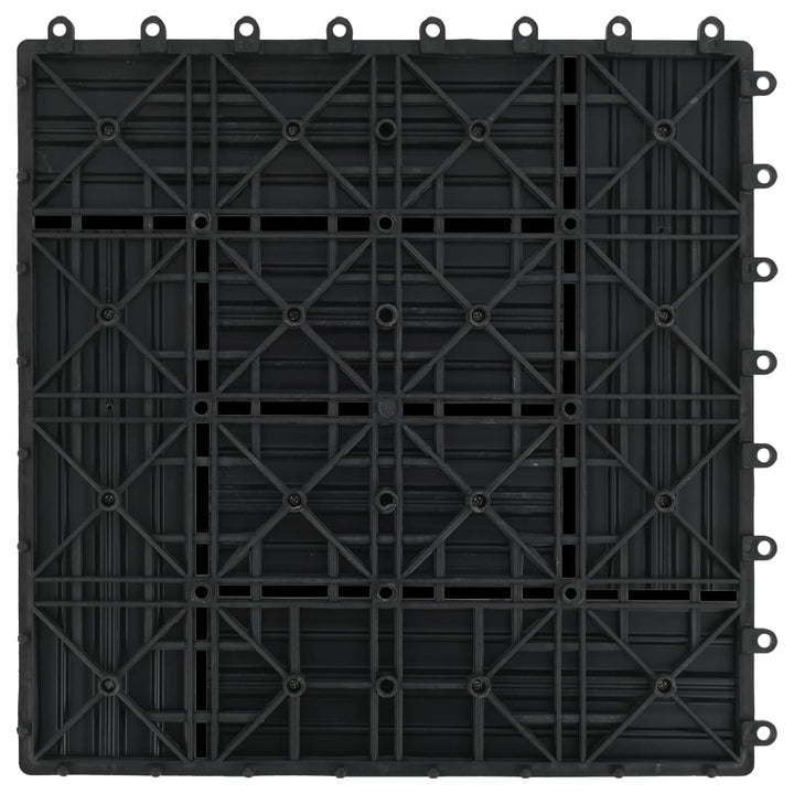Terrastegels 30x30 cm 1 m² HKC zwart 11 st - Griffin Retail
