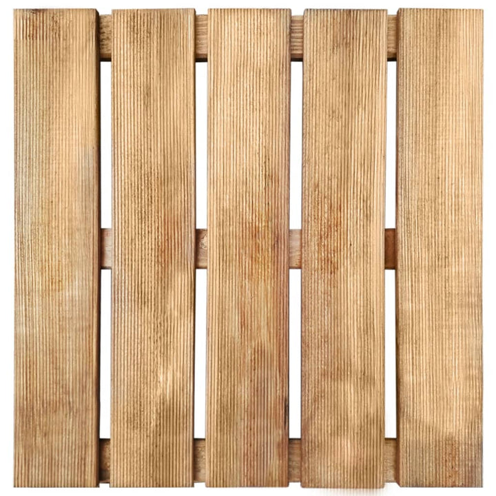 Terrastegels 6 st 50x50 cm hout bruin - Griffin Retail