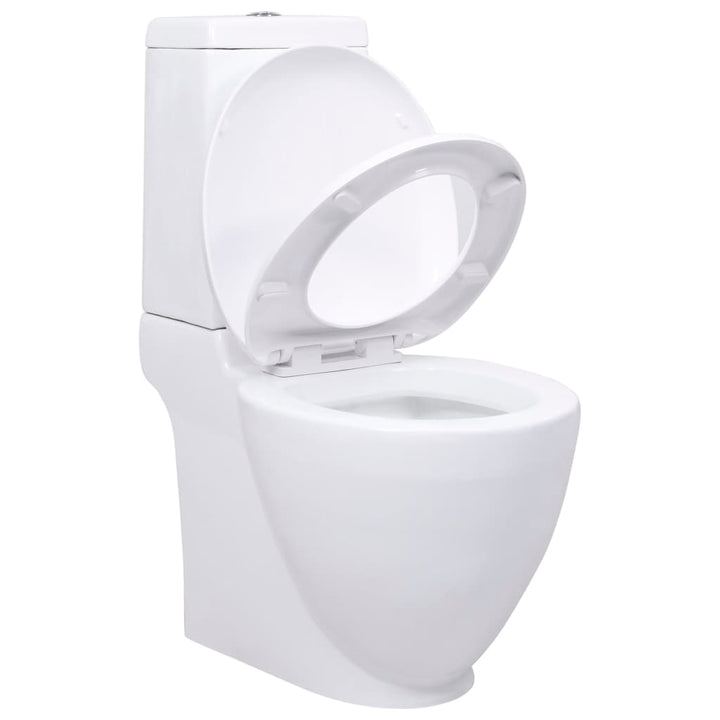 Toilet afvoer achter keramiek wit - Griffin Retail