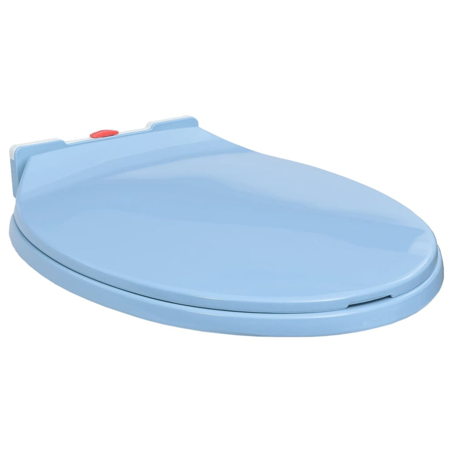 Toiletbril soft-close en quick-release ovaal blauw - Griffin Retail