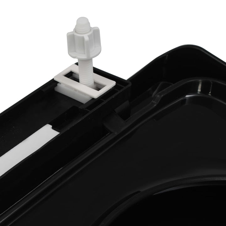 Toiletbril soft-close met quick-release ontwerp zwart - Griffin Retail