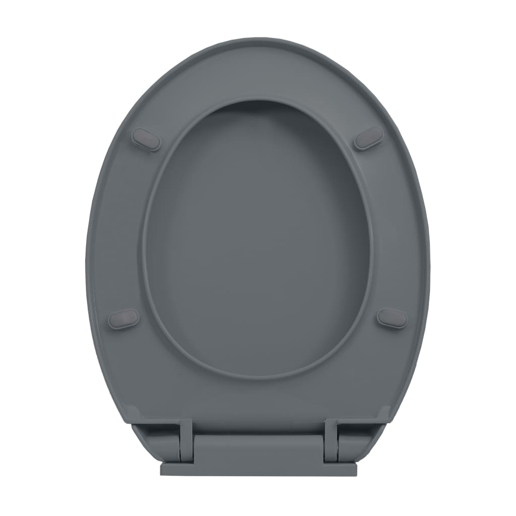 Toiletbril soft-close ovaal grijs - Griffin Retail