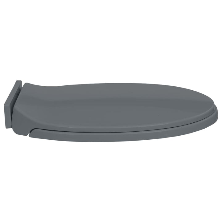 Toiletbril soft-close ovaal grijs - Griffin Retail